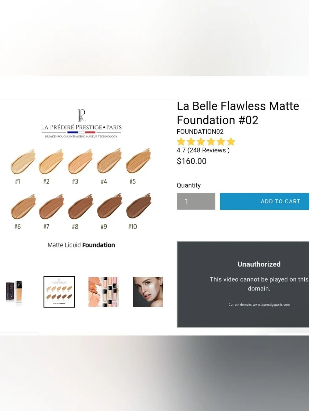 La Belle Matte Liquid Foundation #2
